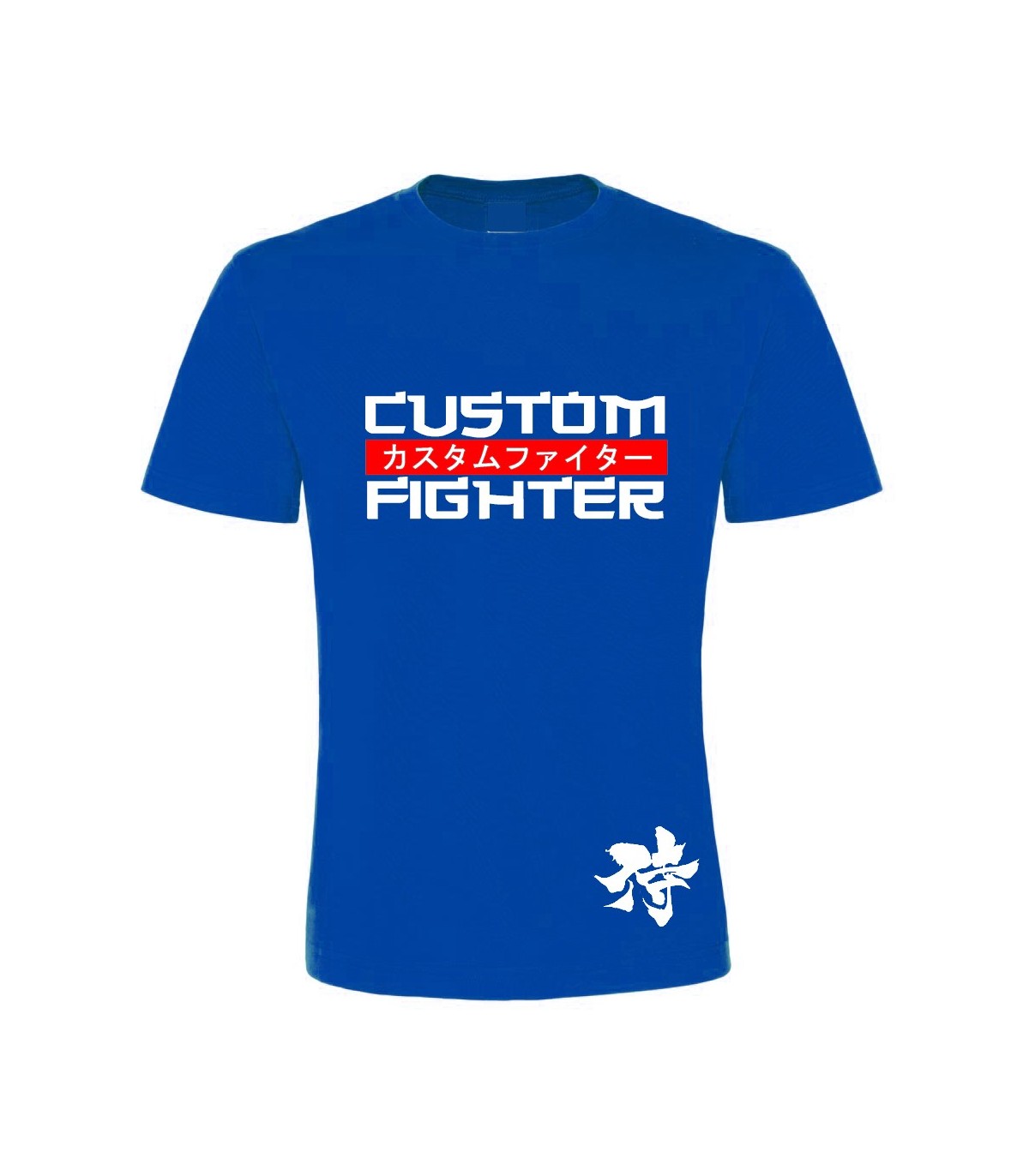 MMA Fighter Camisetas Hombre Azul, NUEVO