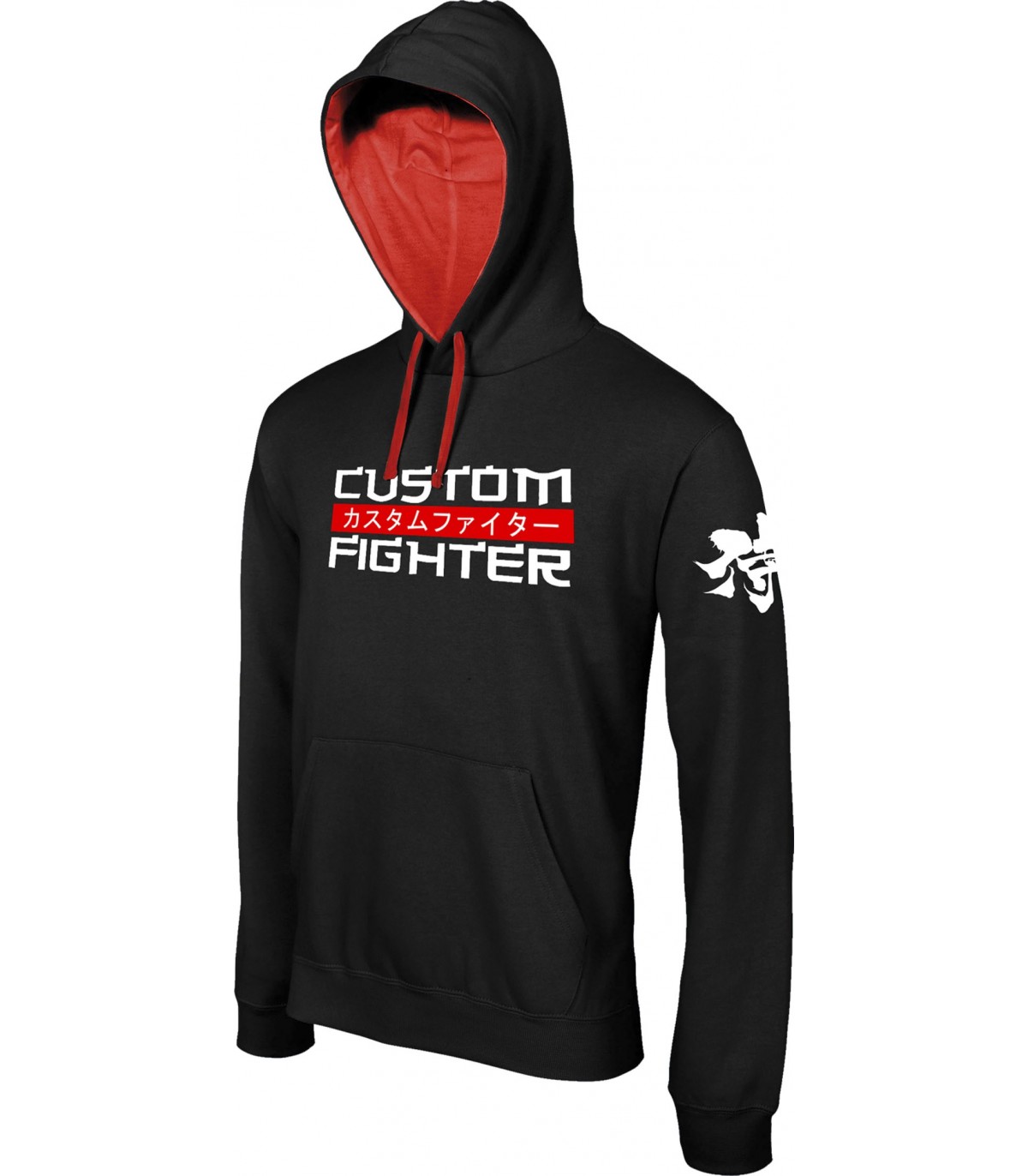 Algodon ropa boxeo Custom Fighter Negra