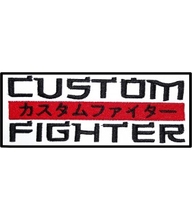 Parche Blanco Custom Fighter 10CMx4.5CM