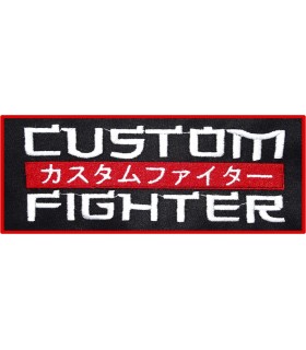 Parche Negro Custom Fighter 10CMx4.5CM
