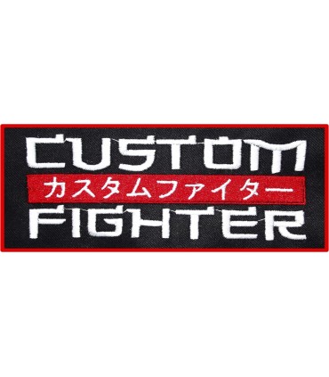 Parche Negro Custom Fighter 10CMx4.5CM