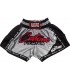 Pantalón de Muay Thai - Short de Muay Thai - Retro Dark Grey Custom Fighter