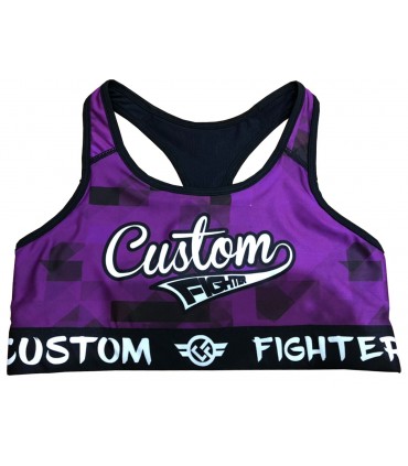 TOP FEMENINO de combate y entrenamiento CUSTOM FIGHTER