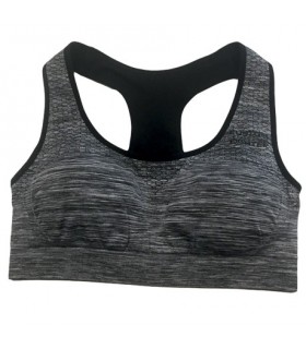 TOP de boxeo femenino gris custom fighter madrid