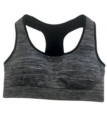 TOP de boxeo femenino gris custom fighter madrid