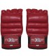 Guantilla roja piel custom fighter