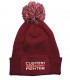 Gorro rojo de lana custom fighter