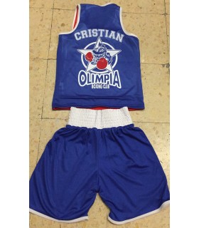 SET DE BOXEO customizado club olimpia mostoles