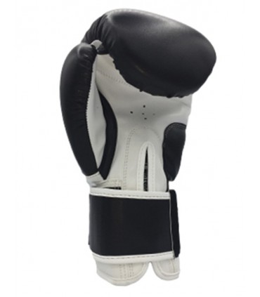 Guantes de boxeo Bicolor negro/blanco Custom Fighter