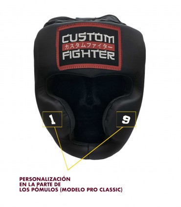 CASCO BARRA MEXICANO para sparring de boxeo custom fighter