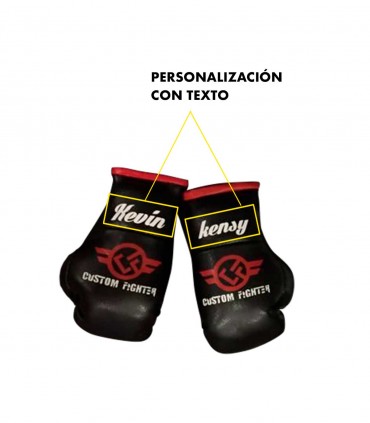 Llavero personalizado de guantes de boxeo