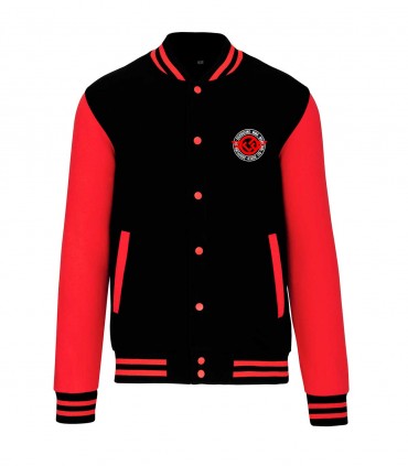 BEISBOLERA BLACK&RED CUSTOM FIGHTER