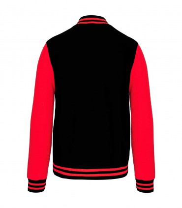 BEISBOLERA BLACK&RED CUSTOM FIGHTER