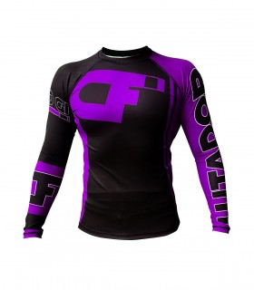 Rash guard NO GI, BJJ, Grappling, Morado Custom Fighter