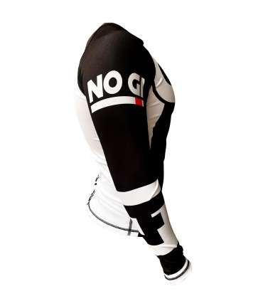 Rash guard NO GI, BJJ, Grappling, Blanco Custom Fighter
