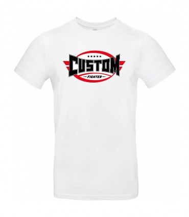 Camisetas de algodón de deporte Custom Fighter