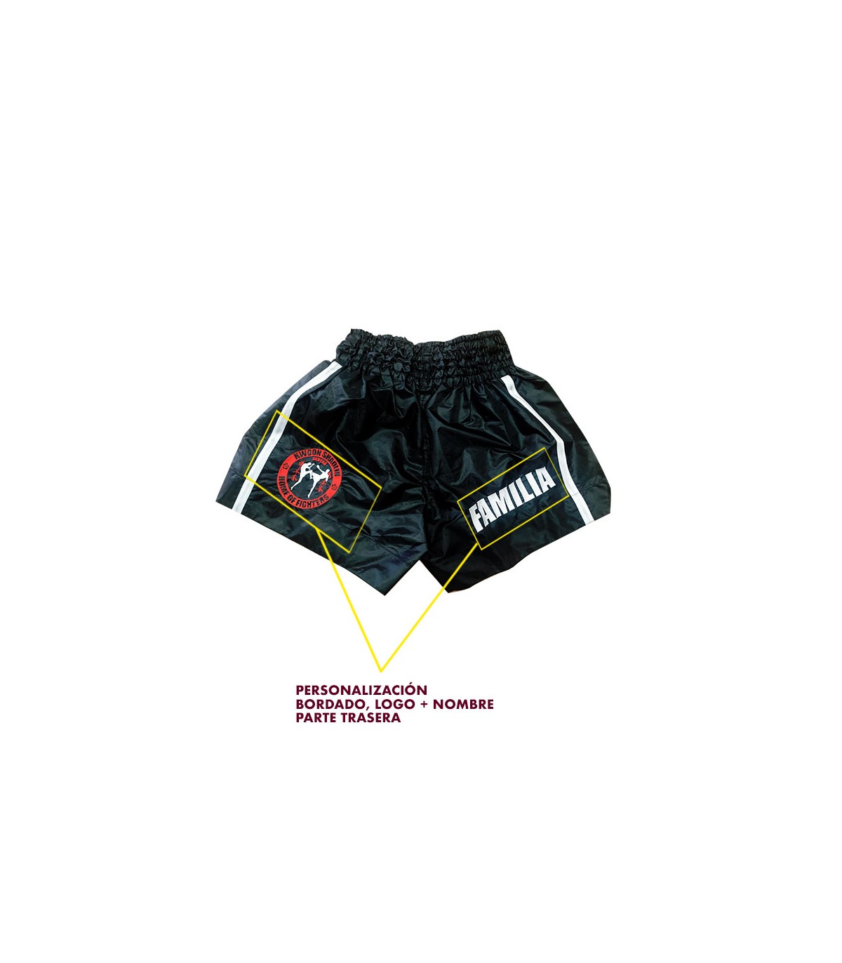 marzo Cornualles silbar Personalización para Pantalones Shorts de Muay Thai, Boxeo, personalizados  bordados - Custom fighter