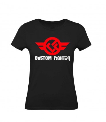 CAMISETA MUJER BASIC NEGRA