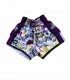 SHORT MUAY THAI GRAFFITI BLANCO