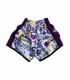 SHORT MUAY THAI GRAFFITI BLANCO