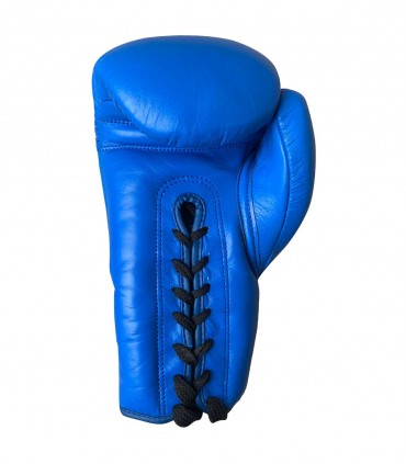 GUANTES DE PELEA PROFESIONALES AZULES CUSTOM FIGHTER