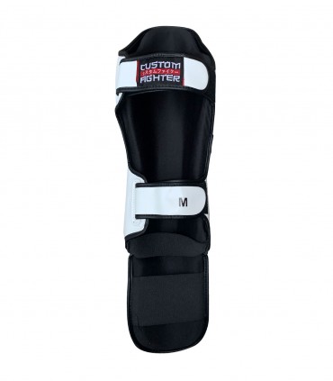 Espinilleras blancas para Muay Thai, Kickboxing o K-1 CUSTOM FIGHTER