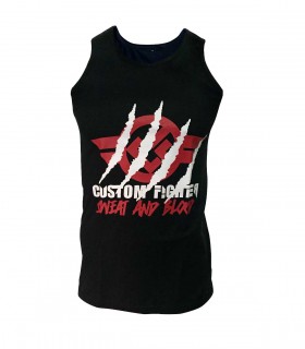Camiseta Custom Fighter tirantes negras