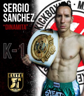SERGIO SANCHEZ "DINAMITA" campeon mundial k1 kick boxing