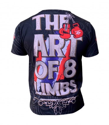 Camiseta The Art Of 8 Limbs Muay Thai CUSTOM FIGHTER