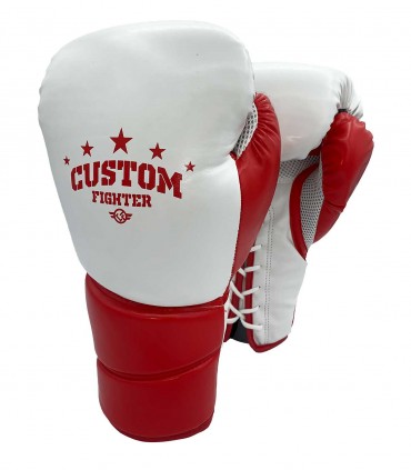 GUANTES DE BOXEO DE CUERDAS ROJOS PRO STAR