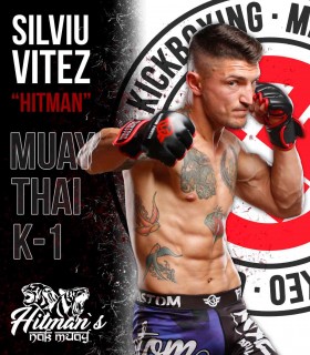 Luchador profesional muay thai Silviu "Hitman" Vitez