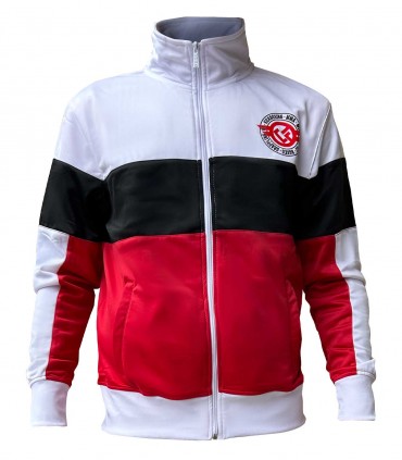 SUDADERA cremallera TRICOLOR custom fighter