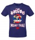 CAMISETA MUAY THAI VINTAGE ELECTRIC BLUE