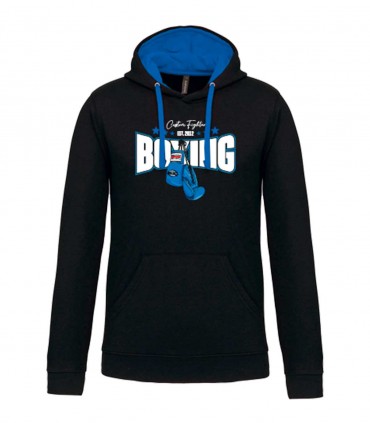 SUDADERA BOXING BLUE