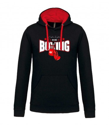 SUDADERA BOXING RED