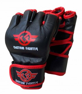 Guantilla de MMA profesional Custom Fighter, fabricadas en piel