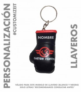 Llavero personalizado guante de boxeo