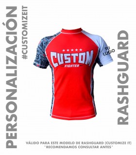 PERSONALIZACION PARA RASHGUARD CUSTOMIZE IT