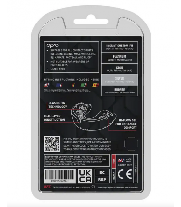 BUCAL PARA NIÑOS OPRO SILVER UFC