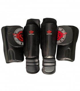 Espinilleras Custom Fighter Calf Kick con protección extra