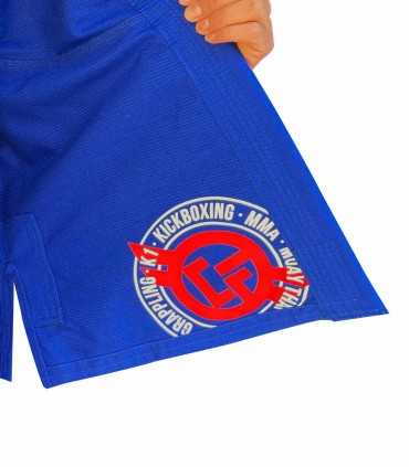 KIMONO BJJ AZUL CUSTOM FIGHTER 2025