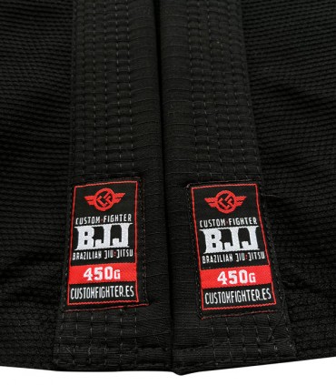 KIMONO BJJ NEGRO CUSTOM FIGHTER 2025
