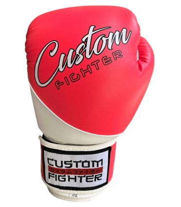 GUANTES de boxeo y artes marciales BICOLOR ROSA Custom Fighter