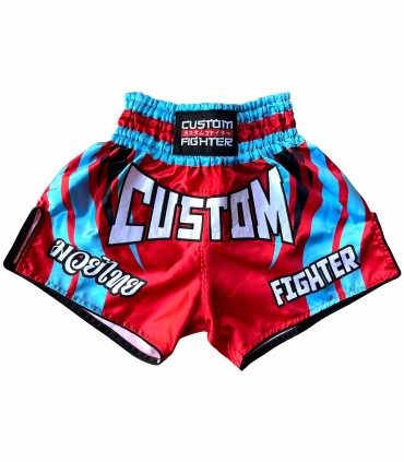 SHORT MUAY THAI TRIBAL ROJO