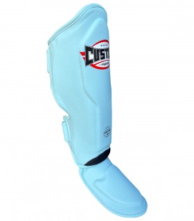 Espinilleras de Kickboxing, Muay Thai, Thailand Sky Blue | Custom Fighter