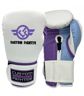 GUANTES DE BOXEO CUSTOM FIGHTER IRON FIST WHITE