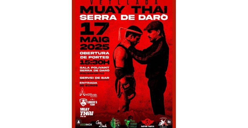 MUAY THAI SERRA DE DARO 17 MAYO 2025