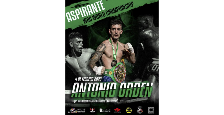 ANTONIO ORDEN - 4 FEBRERO 2023 - ASPIRANTE AL TITULO MUNDIAL WBC