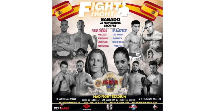 FIGHT NIGHT 23 NOVIEMBRE 2024